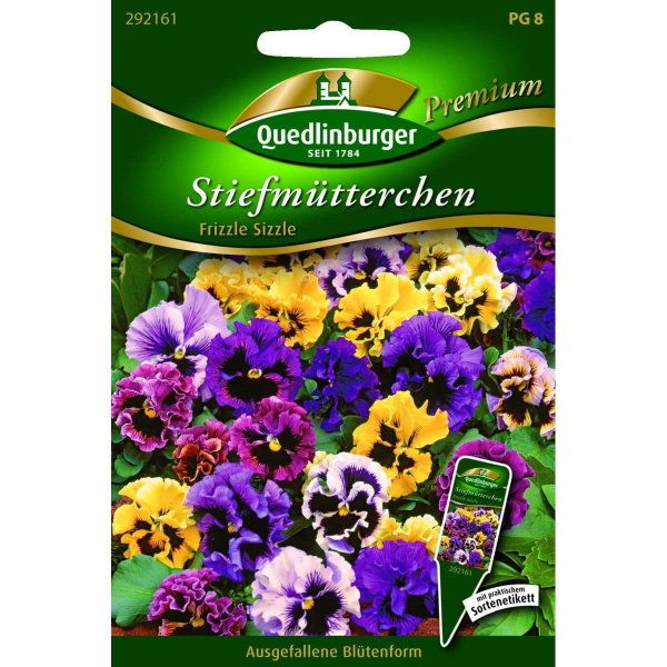 Quedlinburger Saatgut Stiefmütterchen Frizzle Sizzle - 292161