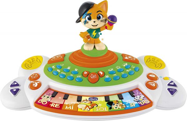 Chicco 44 CATS - Piano Babys Musikspielzeug Lernspielzeug Keyboard Babyspielzeug