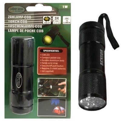 Höfftech LED Taschenlampe, schwarz, 70 Lumen