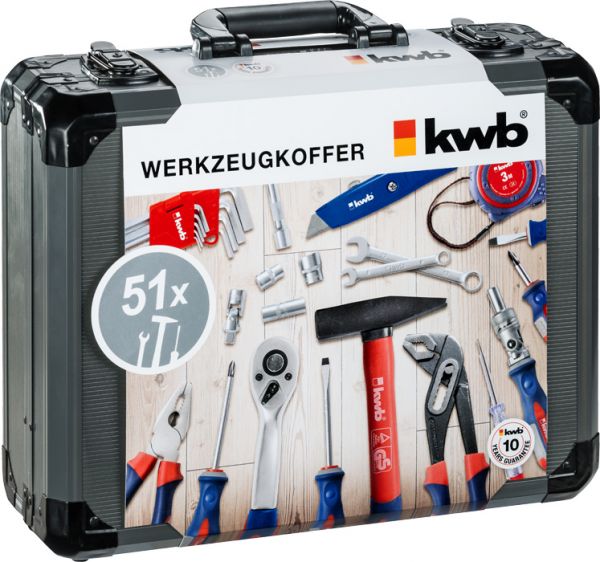 kwb Werkzeugkoffer 51-tlg.