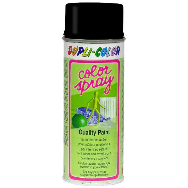 DUPLI-COLOR Color-Spray tiefschwarz Buntlack matt 400 ml