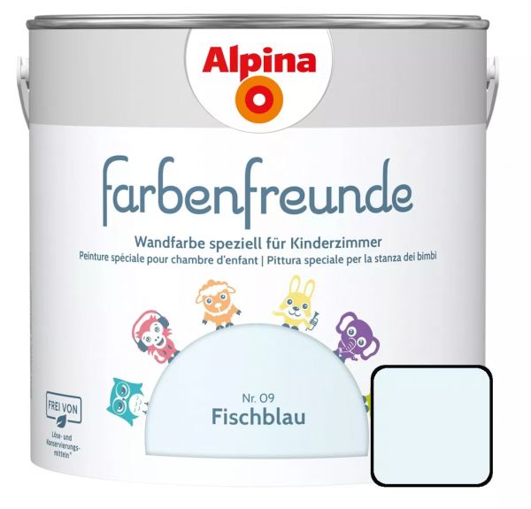 Alpina Farbenfreunde Nr. 09 Fischblau,2,5L