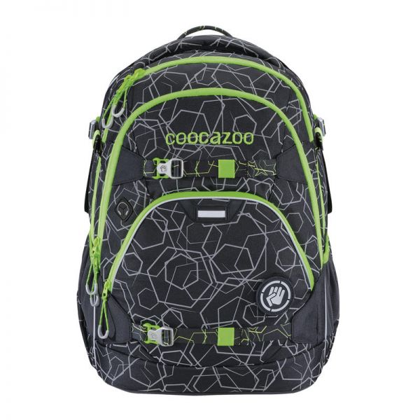 Coocazoo Schulrucksack Scale Rale Laserreflect Solar Green