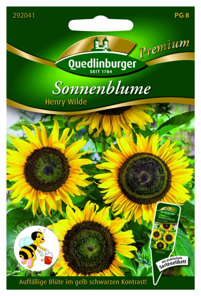 Quedlinburger Saatgut Sonnenblume Henry Wilde - 292041