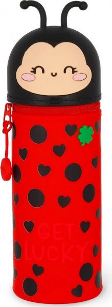 LEGAMI KAWAII 2in1 - Silikon Federmäppchen, Glückskäfer