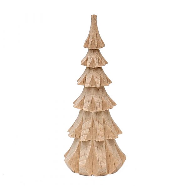SIGRO Holz Baum groß, gedrechselt, natur